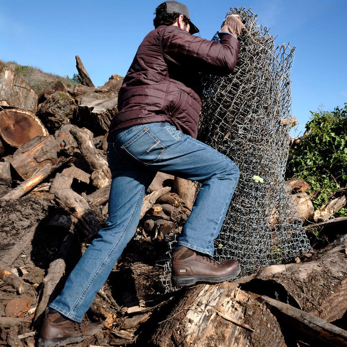 Rebar M5 Straight DuraStretch Edge Stackable Straight Leg Jean - US 3801