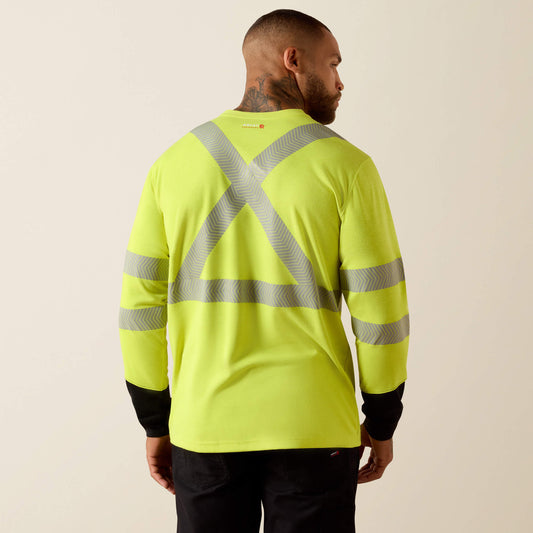 FR Hi-Vis Colorblock Long Sleeve T-Shirt - US 4333