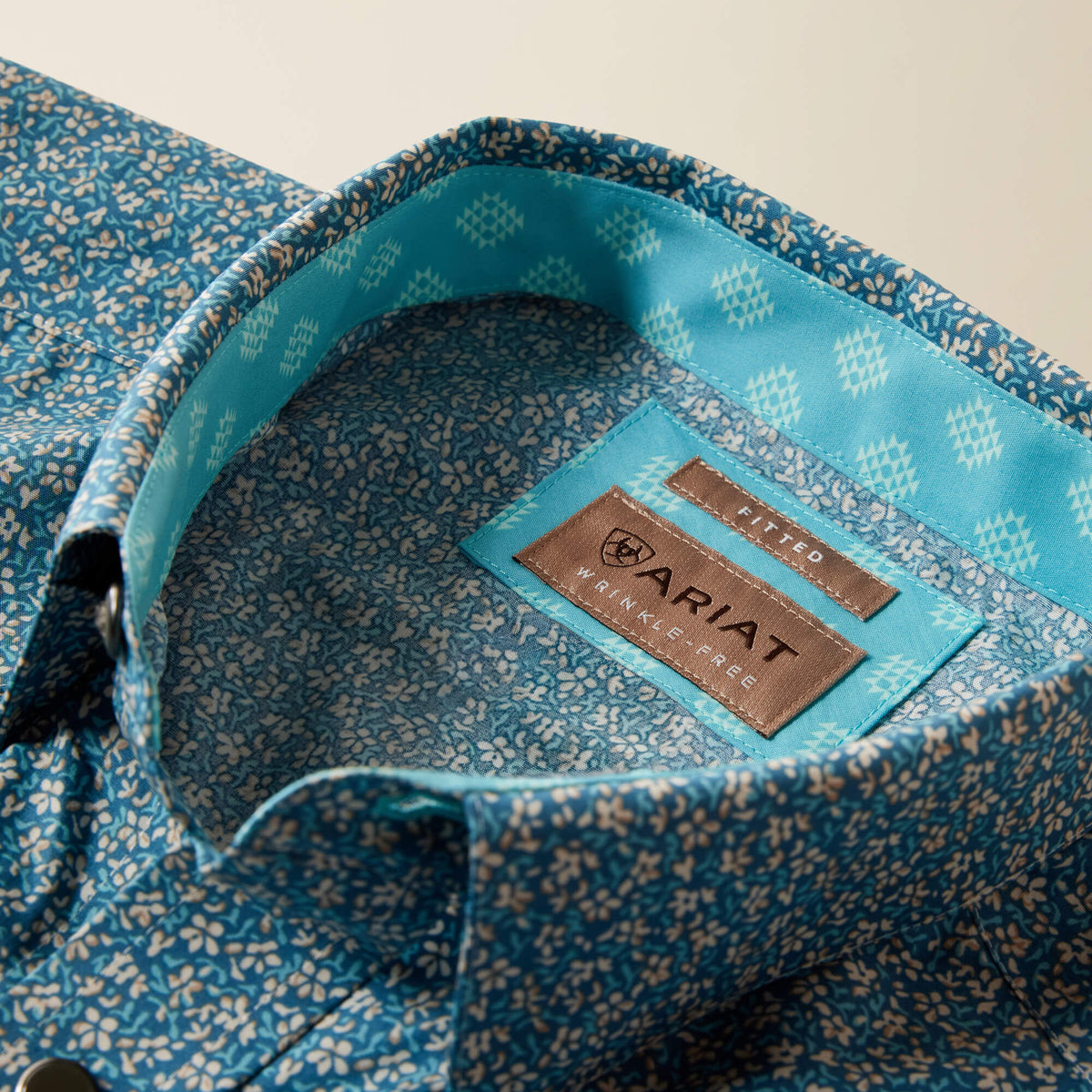 Wrinkle Free Bram Fitted Snap Shirt - US 4127