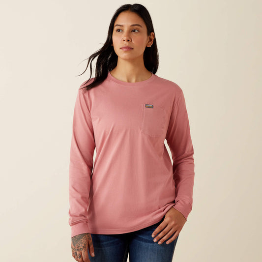 Rebar Cotton Strong Flying Eagle Long Sleeve T-Shirt - US 8863
