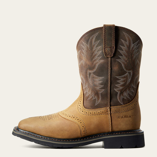 Sierra Wide Square Toe Work Boot - US 4762