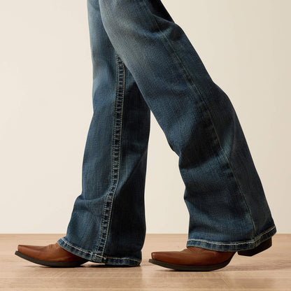 R.E.A.L. Mid Rise Whipstitch Boot Cut Jean - US 8291