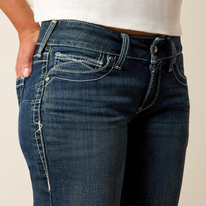 R.E.A.L. Mid Rise Stretch Icon Stackable Straight Leg Jean - US 1548