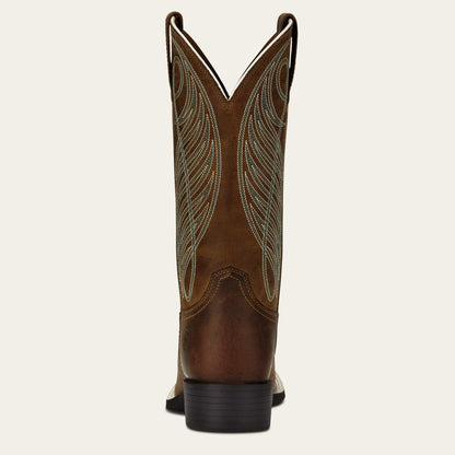 Round Up Wide Square Toe Western Boot - US 8515