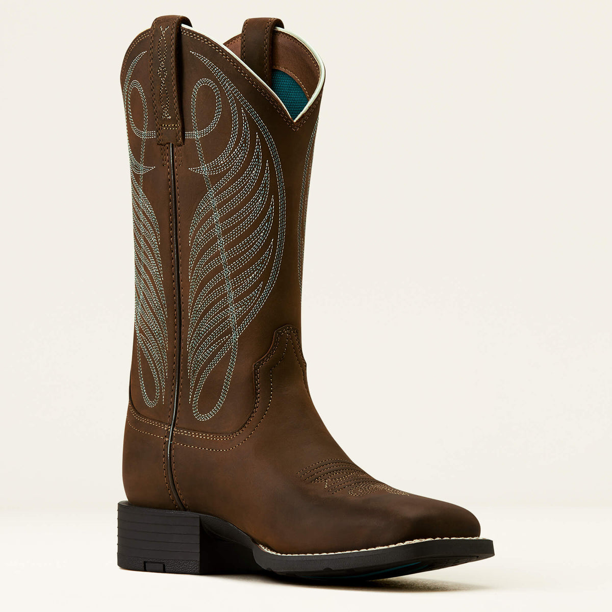 Round Up Wide Square Toe Western Boot - US 8515
