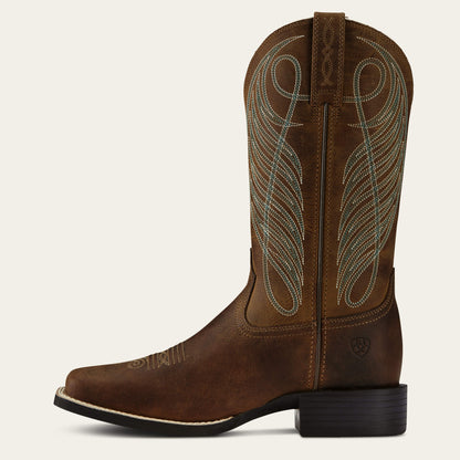Round Up Wide Square Toe Western Boot - US 8515