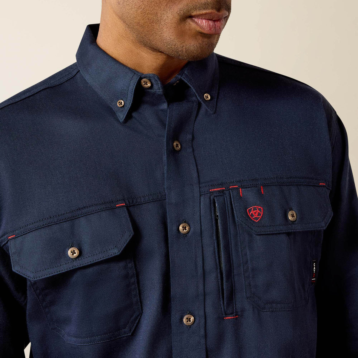 FR Solid Vent Work Shirt - US 9199