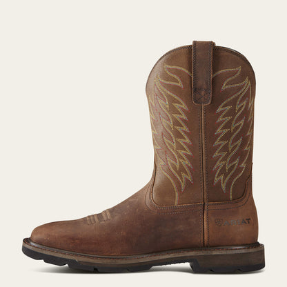 Groundbreaker Wide Square Toe Steel Toe Work Boot - US 0422