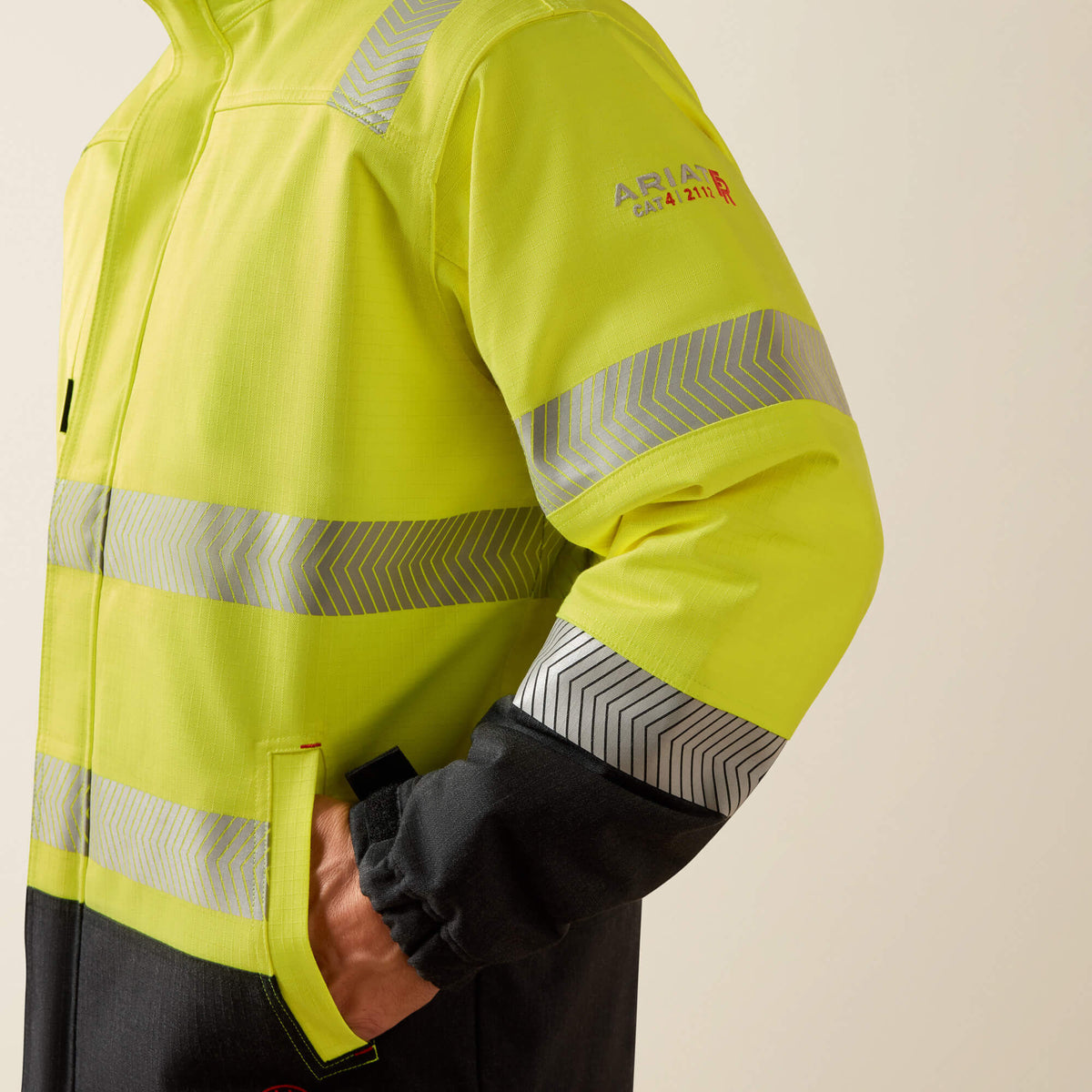 FR Hi-Vis Waterproof Insulated Jacket - US 6657
