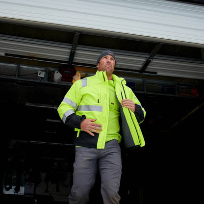 FR Hi-Vis Waterproof Insulated Jacket - US 6657