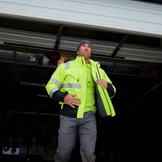 FR Hi-Vis Waterproof Insulated Jacket - US 6657