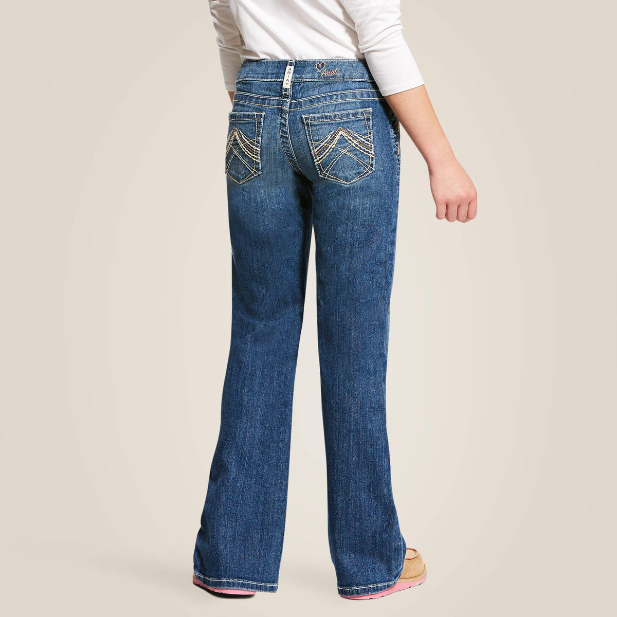 Whipstitch Boot Cut Jean - US 1148