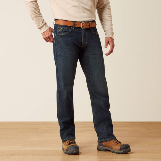 Rebar M4 Relaxed DuraStretch Basic Stackable Straight Leg Jean - US 4264