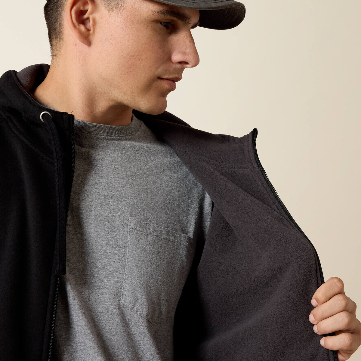 Rebar All-Weather Full Zip Hoodie - US 6031