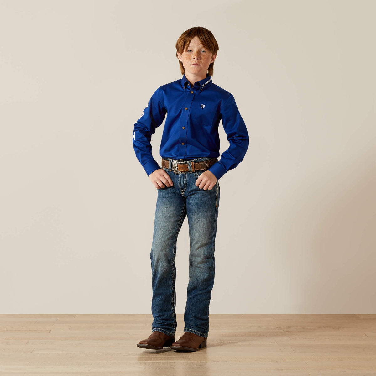 Team Logo Twill Classic Fit Shirt - US 9362
