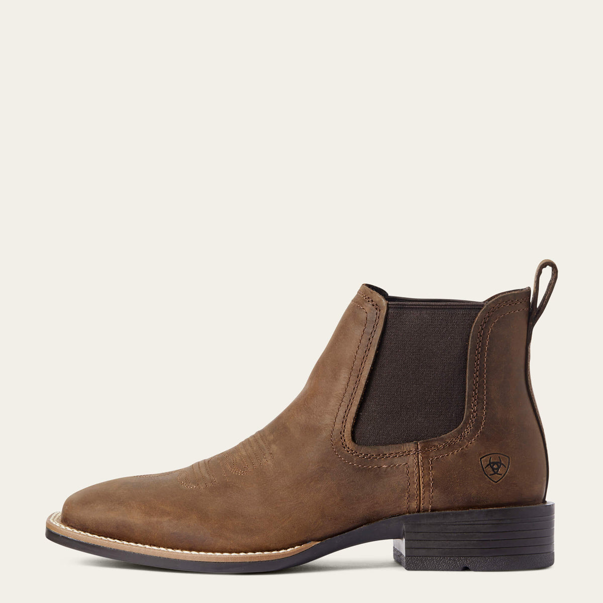 Booker Chelsea Wide Square Toe Western Boot - US 9829
