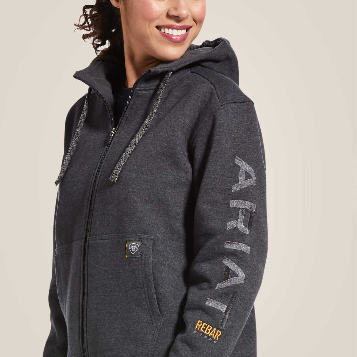 Rebar All-Weather Full Zip Hoodie - US 6180