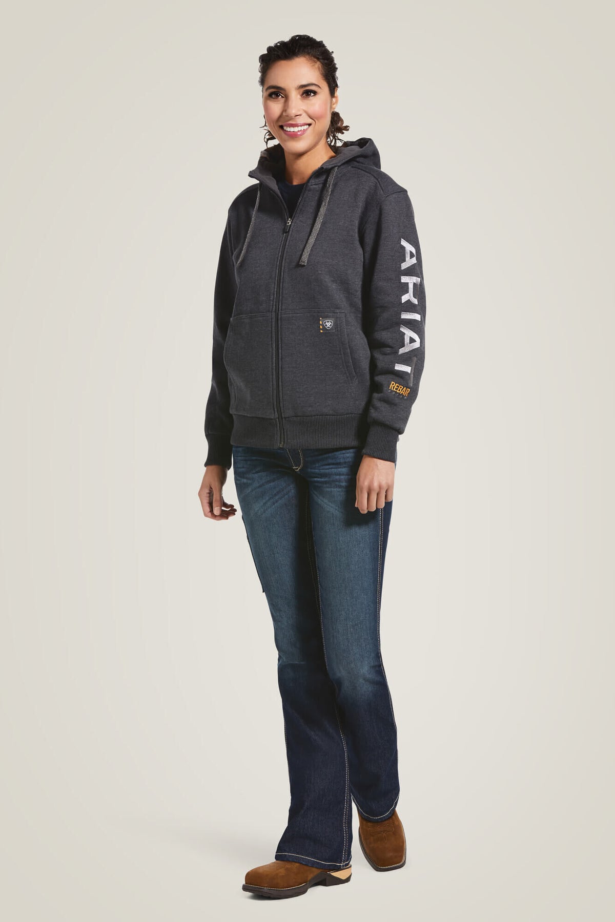 Rebar All-Weather Full Zip Hoodie - US 6180