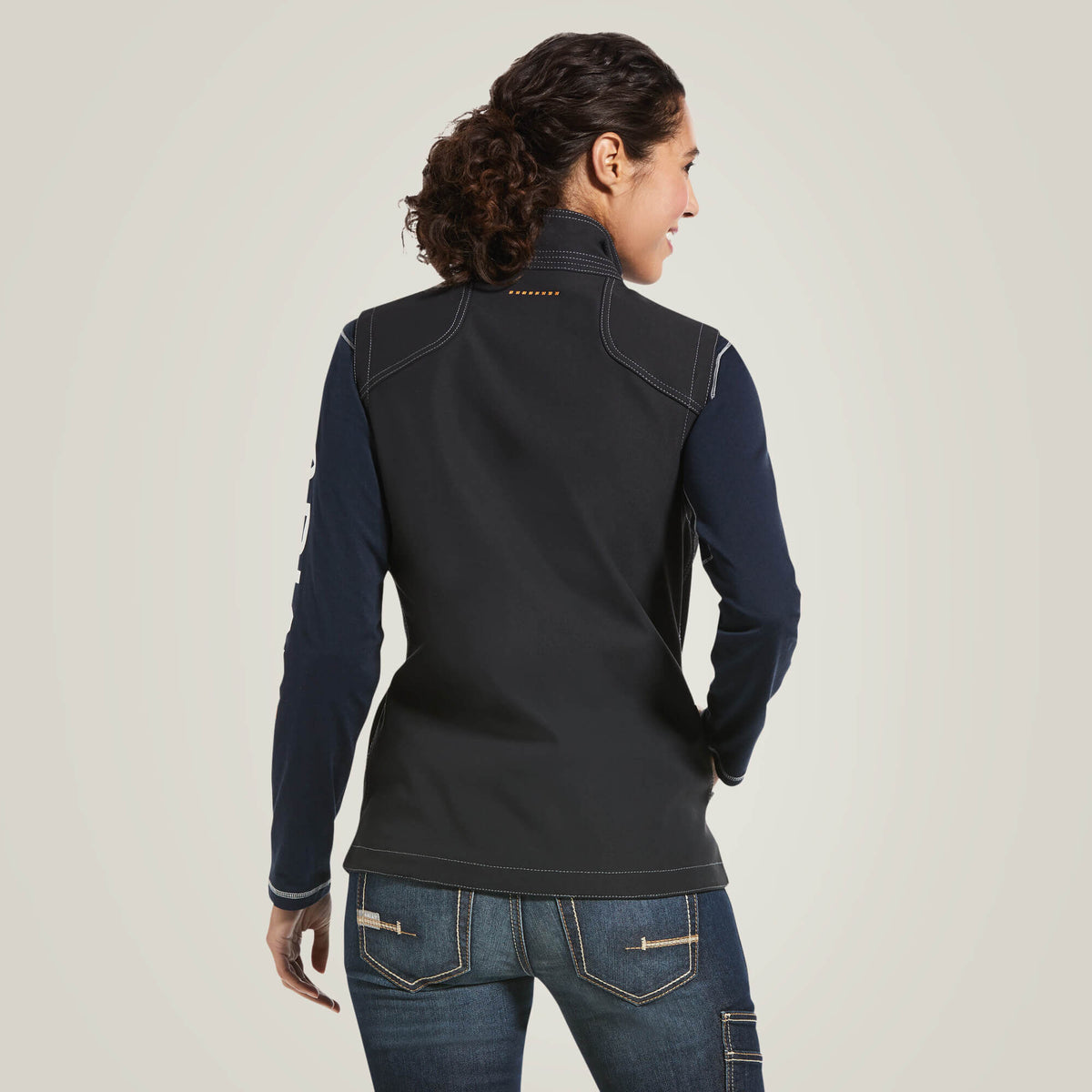 Rebar Stretch Canvas Softshell Vest - US 8109