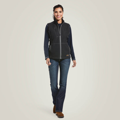 Rebar Stretch Canvas Softshell Vest - US 8109