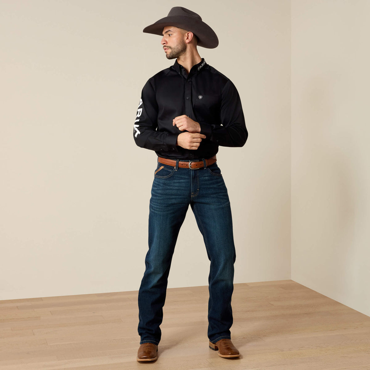 Team Logo Twill Fitted Shirt - US 1970