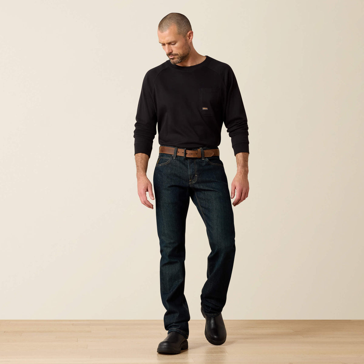 Rebar M7 Slim DuraStretch Basic Stackable Straight Leg Jean - US 8295