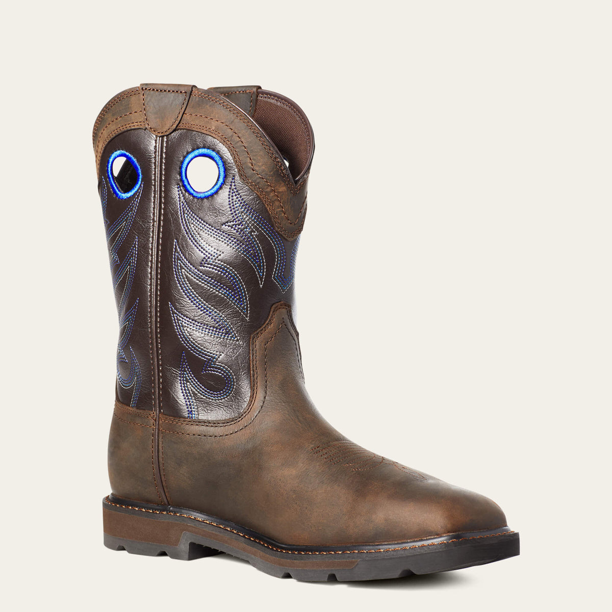 Groundwork Waterproof Wide Square Toe Steel Toe Work Boot - US 7357