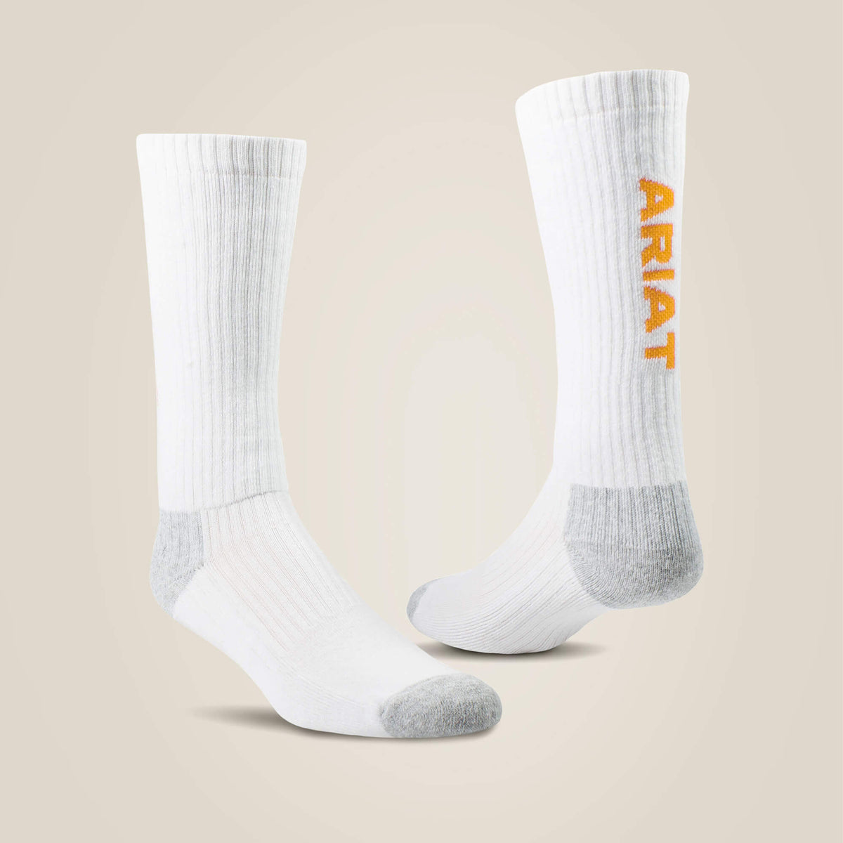 Premium Ringspun Cotton Mid Crew Work Sock 3 Pair - US 6548