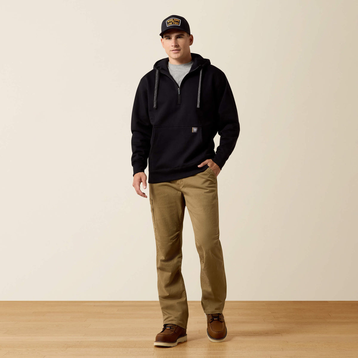 Rebar Workman 1/4 Zip Hoodie - US 3777