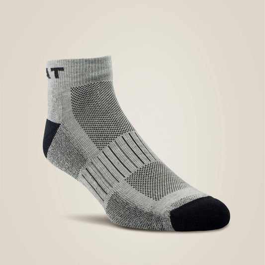 High Performance Quarter Crew Tek Work Sock 3 Pair Pack - US 0858