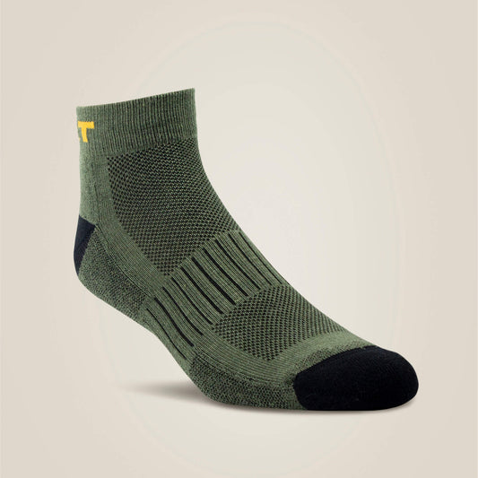 High Performance Quarter Crew Tek Work Sock 3 Pair Pack - US 8830