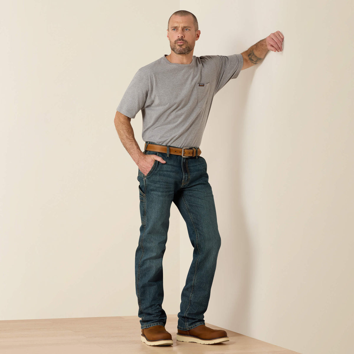 Rebar M7 Slim DuraStretch Workhorse Straight Leg Jean - US 7785