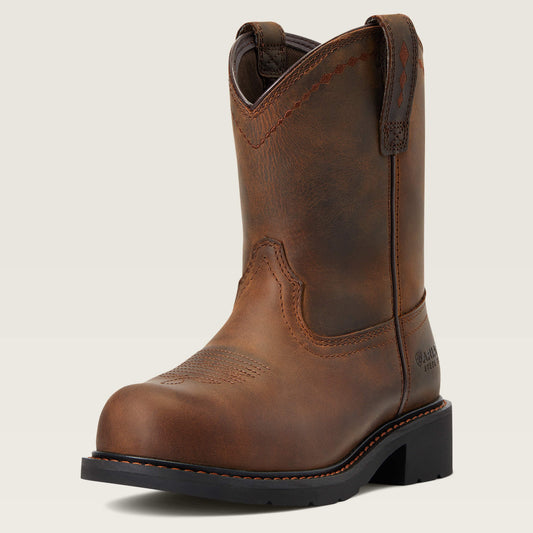 Fatbaby Work Pull-On Steel Toe Work Boot - US 2158