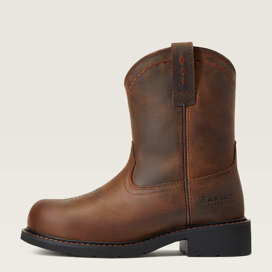 Fatbaby Work Pull-On Steel Toe Work Boot - US 2158