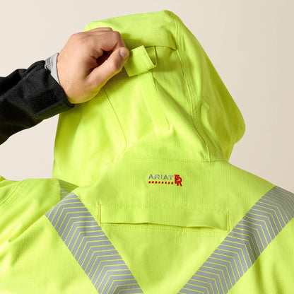 FR Hi-Vis Hooded Waterproof Jacket - US 1617