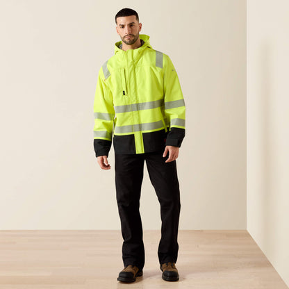 FR Hi-Vis Hooded Waterproof Jacket - US 1617