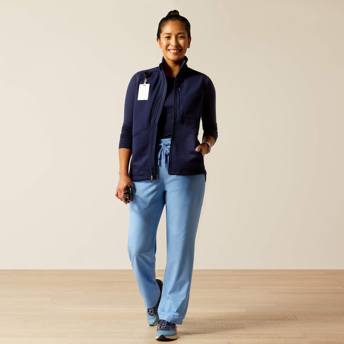 Sina Fleece Scrub Vest - US 2289