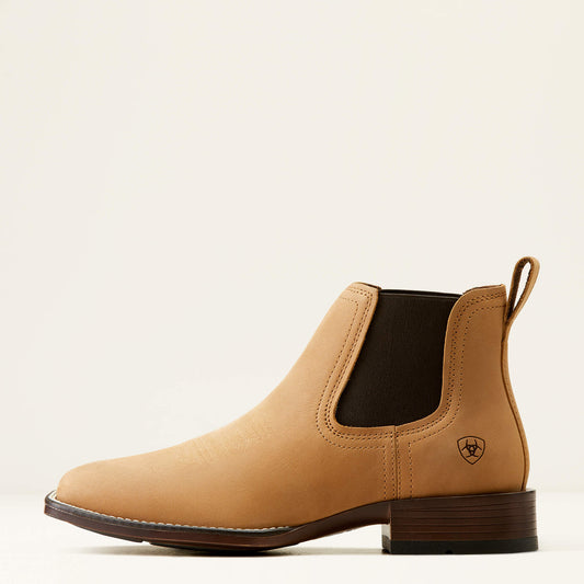Booker Chelsea Wide Square Toe Western Boot - US 4395