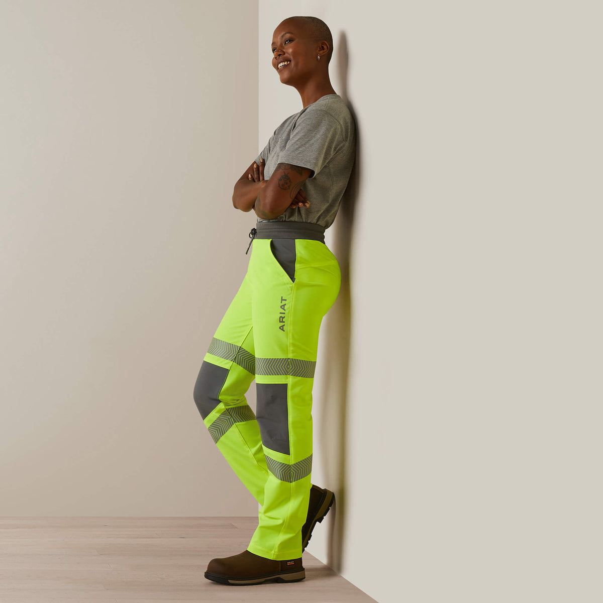 Rebar Perfect Rise Hi-Vis Pull-On DuraStretch Slim Leg Pants - US 2945
