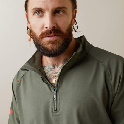 FR Combat Stretch Patriot 1/4 Zip Work Shirt - US 6873