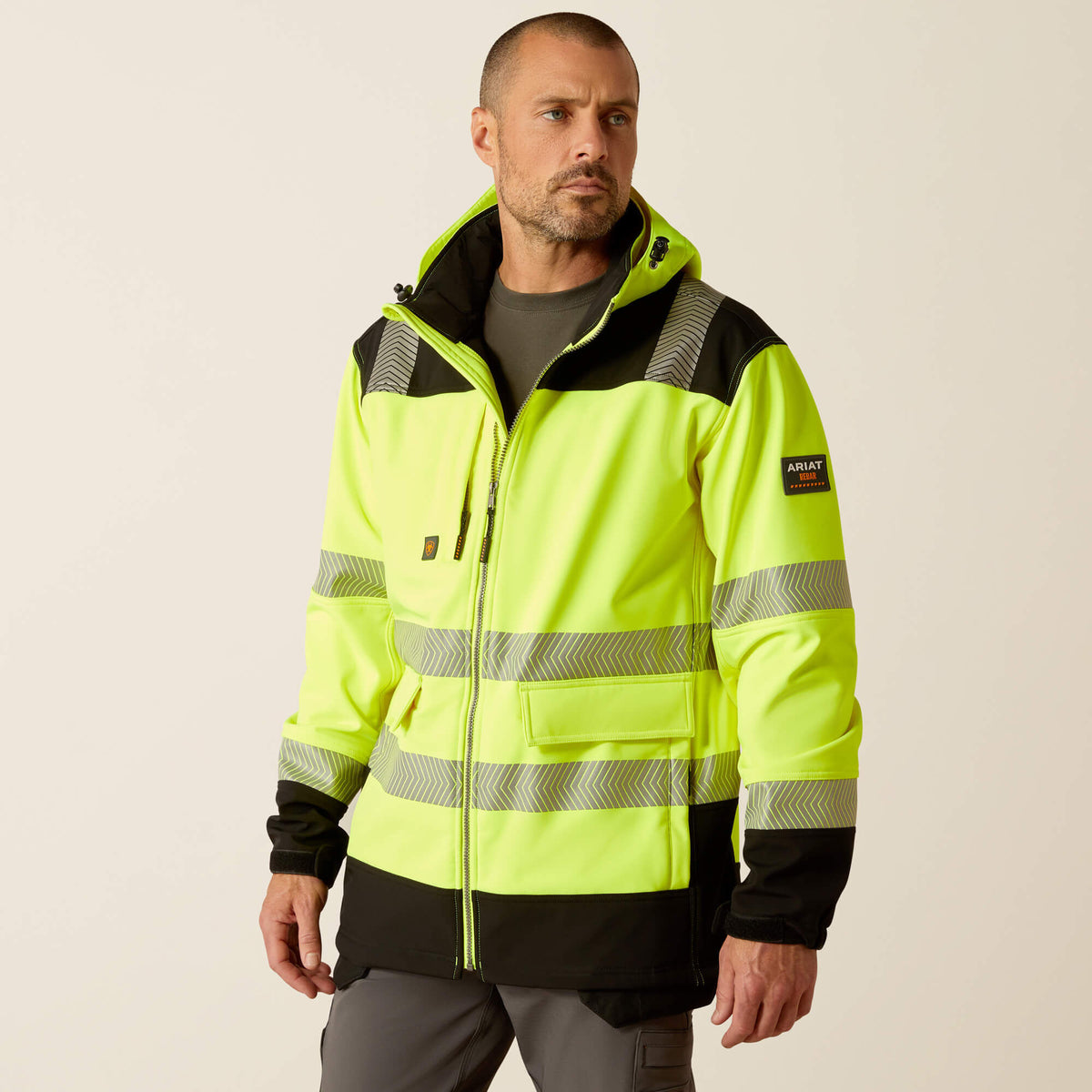 Rebar Hi-Vis Softshell Jacket - US 7373