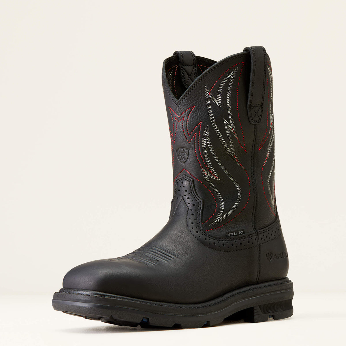 Sierra Shock Shield Wide Square Toe Steel Toe Work Boot - US 2556