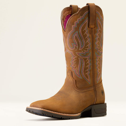 Hybrid Ranchwork Wide Square Toe Western Boot - US 0489
