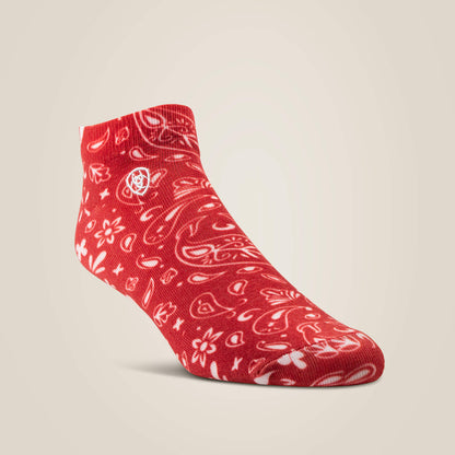 Pony Print Ankle Sock 2 Pair Multi Color Pack - US 0330