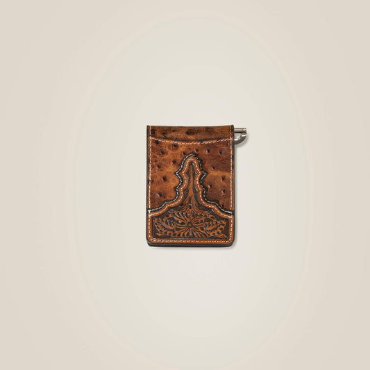 Ostrich Clip Wallet - US 3030