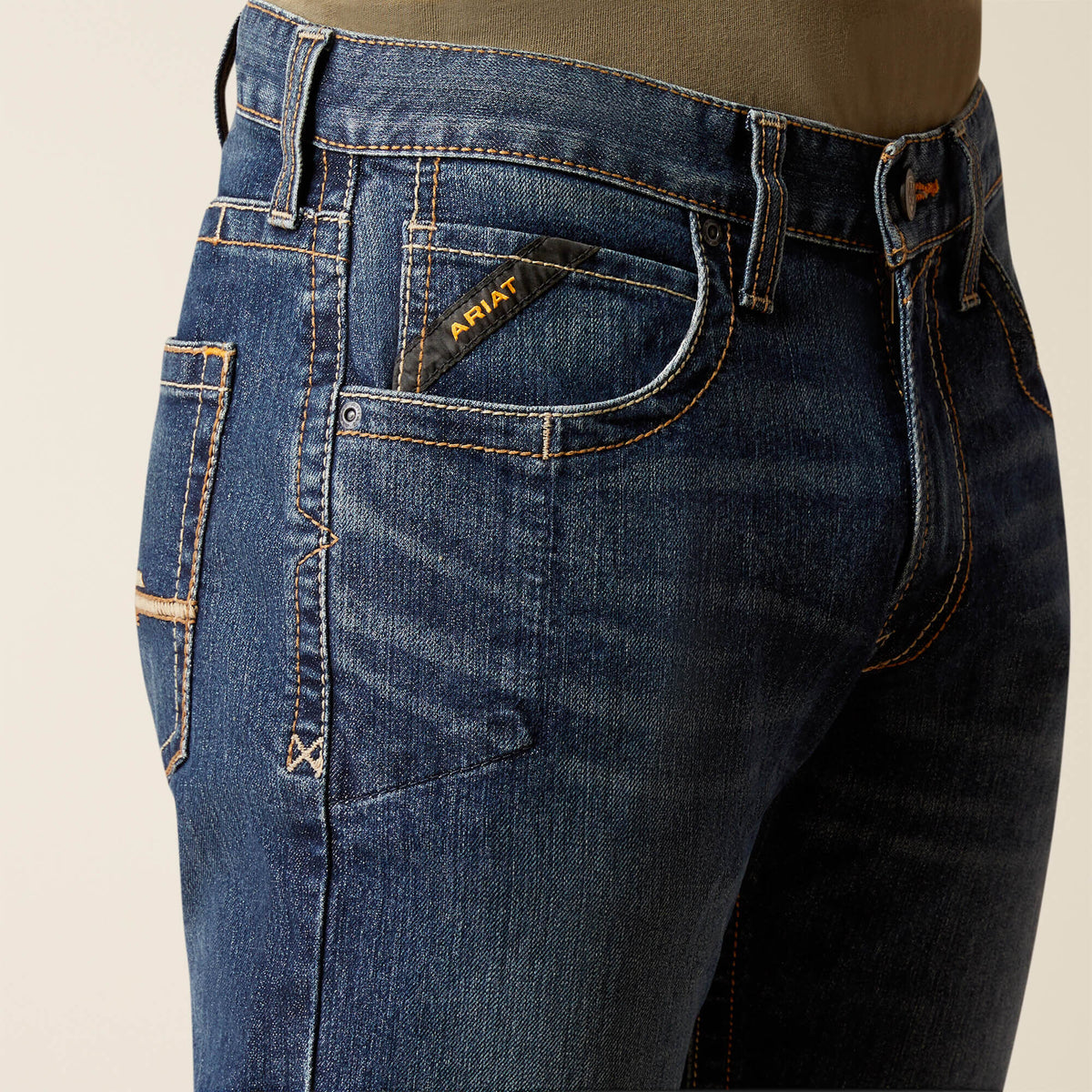 Rebar M5 Straight Rail DuraStretch Straight Leg Jeans - US 6254