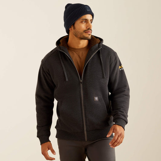Rebar All-Weather Sherpa-Lined Full Zip Hoodie - US 6332