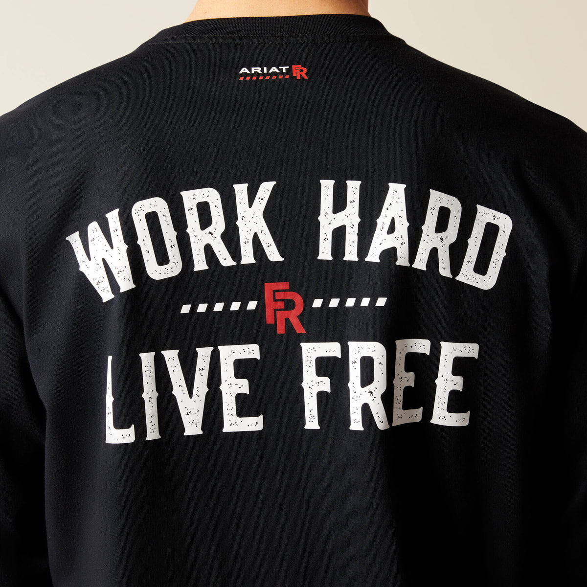 FR Work Hard Live Free T-Shirt - US 1646