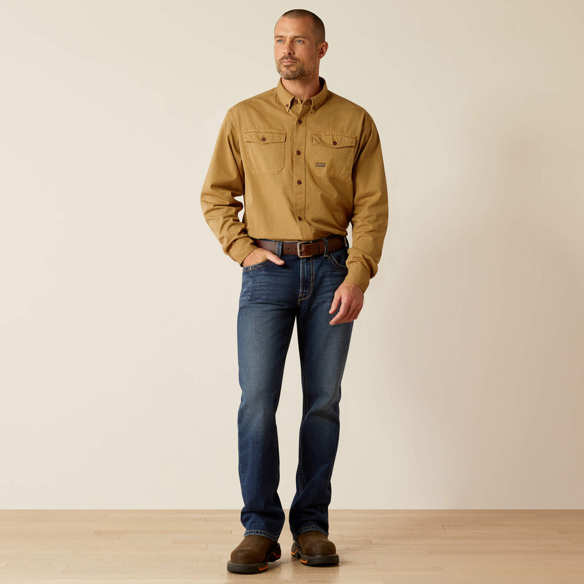 Rebar Washed Twill Work Shirt - US 6103