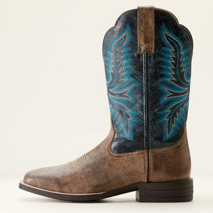 Brush Creek Wide Square Toe Cowboy Boot - US 3683